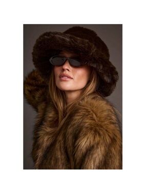 🖤 12th Tribe Faux Fur Bucket Hat – Rich Brown